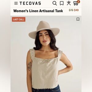 Artisanal tank Tecovas